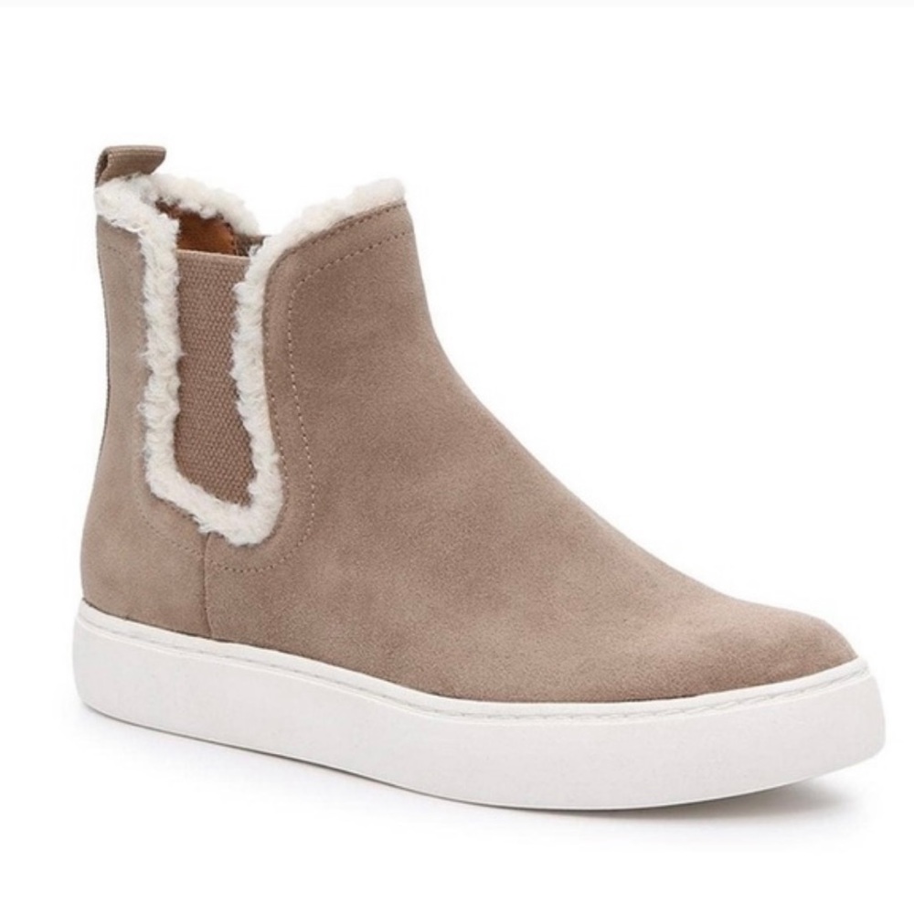 Lucky Brand Cozy Chelsea Boot Beige